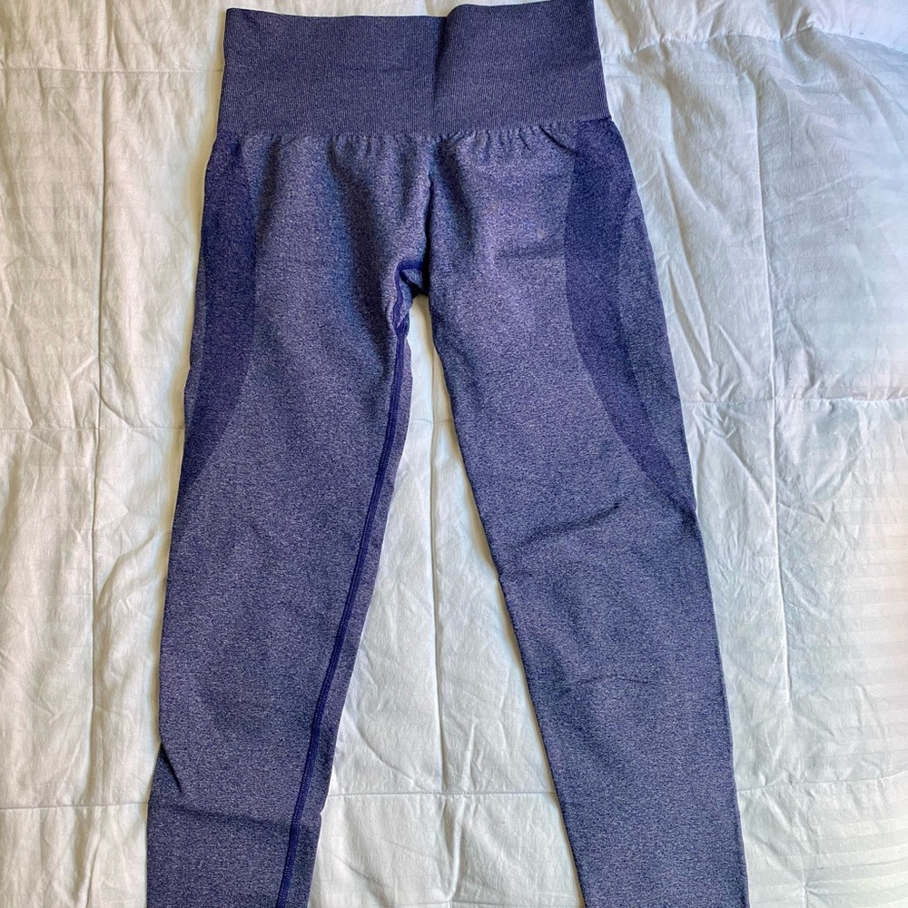NVGTN indigo (purple) seamless leggings - Picture 2 of 4